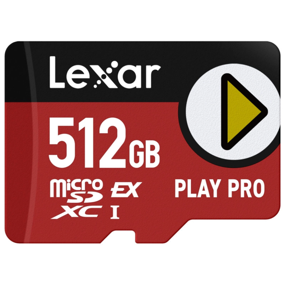 Karta pamięci Lexar microSDXC Express PLAY Pro Express 7.1, R900/W600 C10 U3 UHS-I V30 512GB