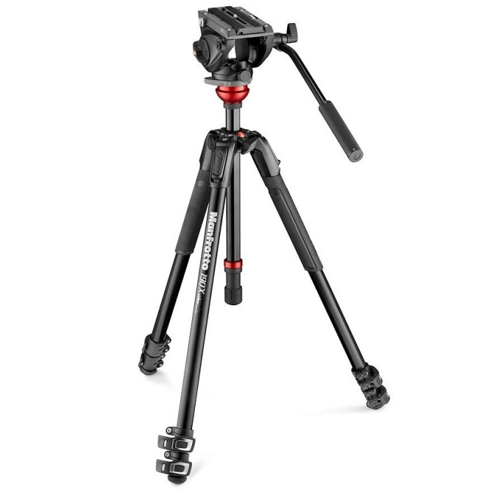Statyw Manfrotto 190XV z wyciąganą kolumną + głowica 500AH (MVK500190XV) Pro Video