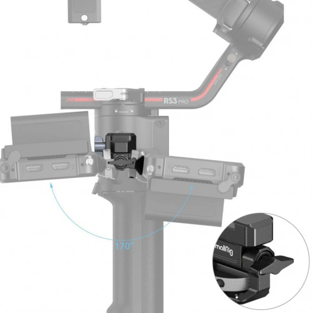 Smallrig Mocowanie monitora NATO Monitor Mount do DJI RS 2 / RSC 2 / RS 3 / RSC 2 PRO [3026B]