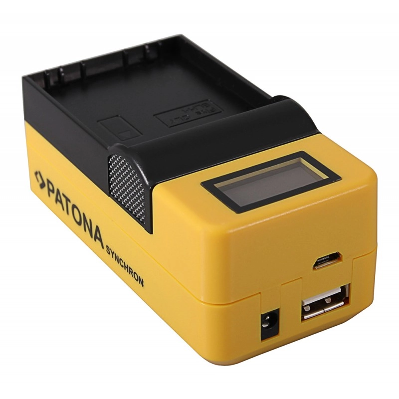 Ładowarka Patona SYNCHRON LCD USB do Sony NP-F970 NP-F990 