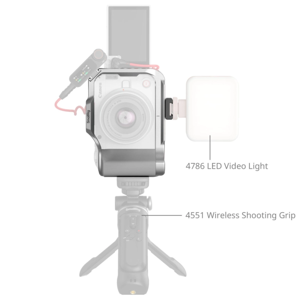 Smallrig Klatka do Canon EOS R50 V Srebrna