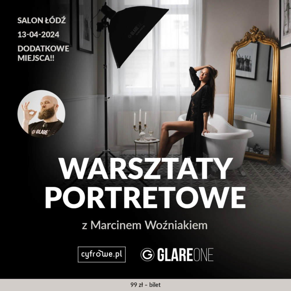 Cyfrowepl Warsztaty oświetleniowe - Objazdówka z GlareOne - Łódź 13.04.2024
