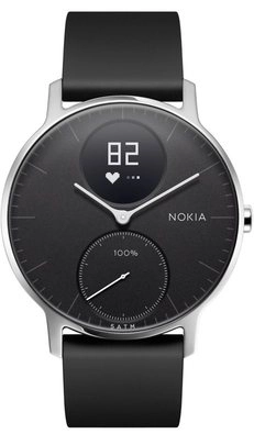 Nokia smartwatch Activité Steel HR 36 mm czarny