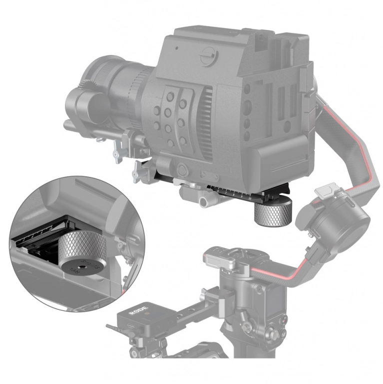 Smallrig Płytka Extended QR Plate do Ronin DJI RS 2 / Ronin-S / RS 3 / RS 3 Pro [3031B]
