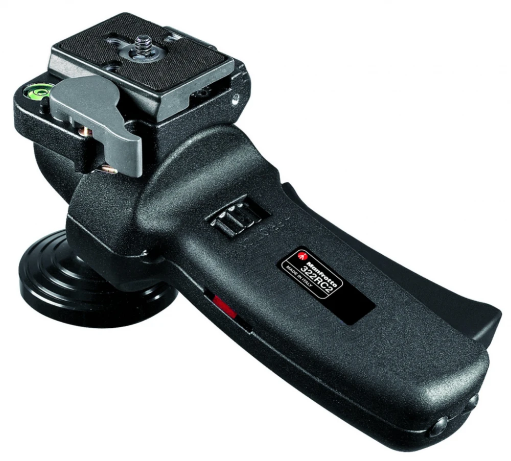 Głowica Manfrotto MN322RC2 HORIZONTAL GRIP ACTION typu joystick, płytka 200PL/RC2