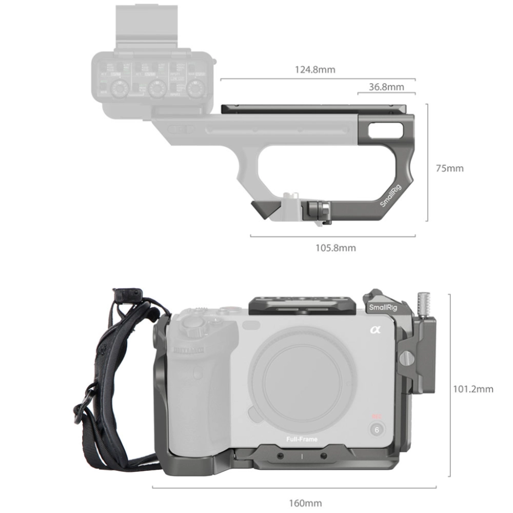 Smallrig Klatka operatorska HawkLock Quick Release Advanced Cage Kit do Sony FX3 / FX30