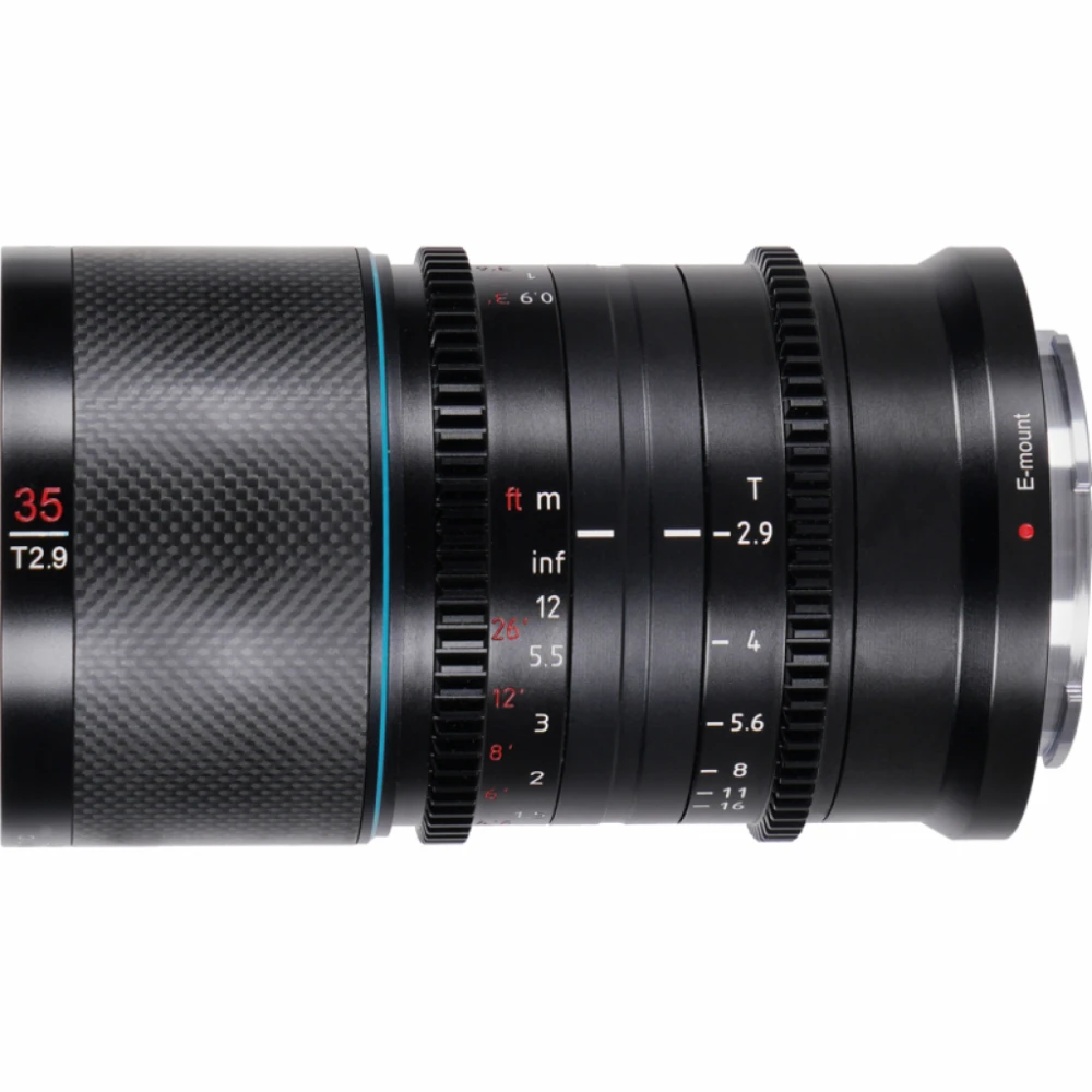 Obiektyw Sirui Anamorphic Lens Saturn 1,6x Carbon Fiber Full Frame 35 mm X-Mount (neutralna flara)