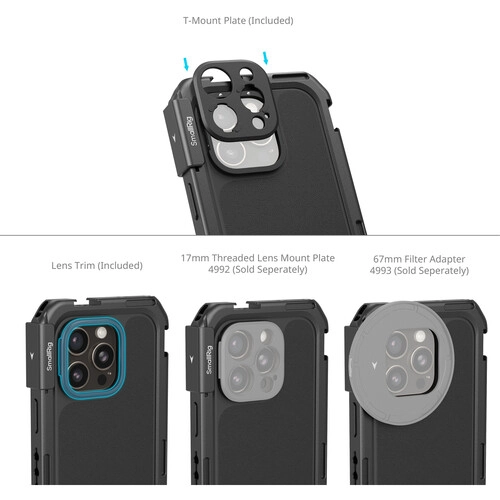 Smallrig Mobilna klatka wideo Flagship Edition do iPhone 16 Pro [4828]