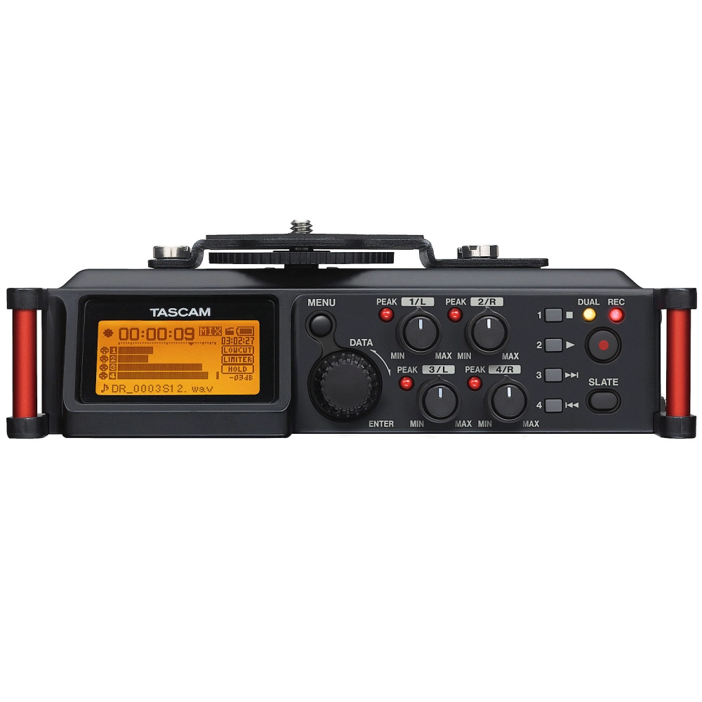 Tascam DR-70D czterokanałowy rejestrator audio do lustrzanek i bezlusterkowców