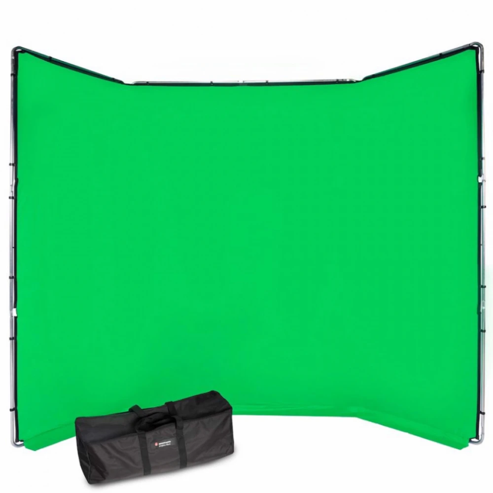 Tło Manfrotto Chroma Key FX 4x3m Tło + Rama + Torba - Zielone