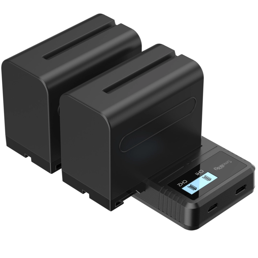 Bateria Smallrig Smallrig Zestaw akumulatorów 2szt NP-F970 z ładowarką [3823]