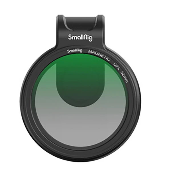 Smallrig Zestaw filtrów CPL z uniwersalnym adapterem filtra 52 mm