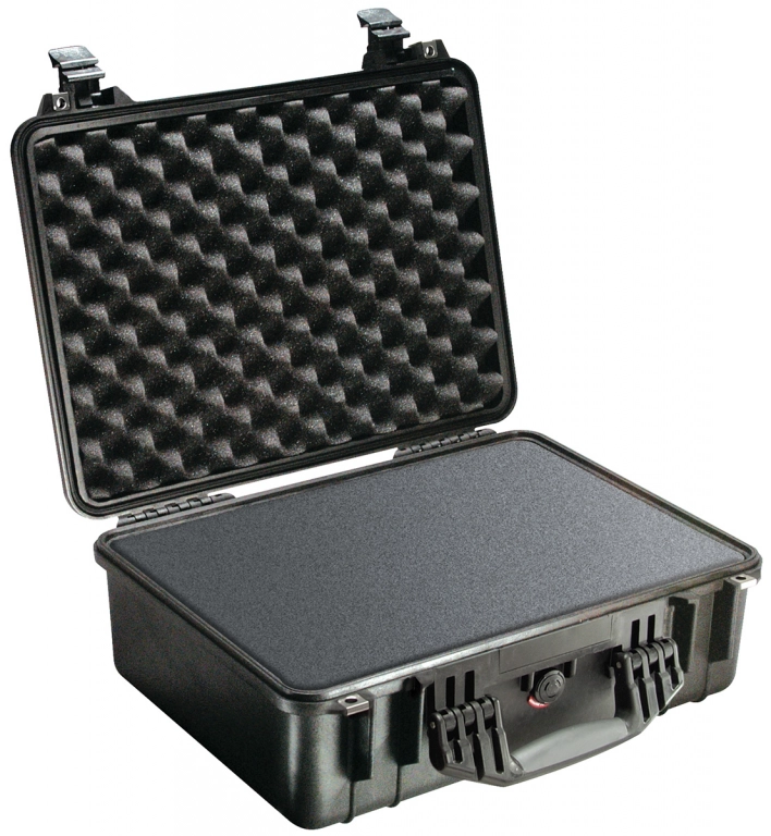 Peli ™1520 skrzynia z gąbką / czarna