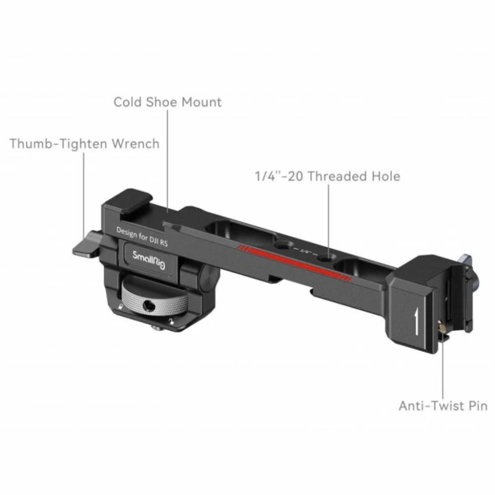 Smallrig Mocowanie monitora NATO Monitor Mount do DJI RS 2 / RSC 2 / RS 3 / RSC 2 PRO [3026B]