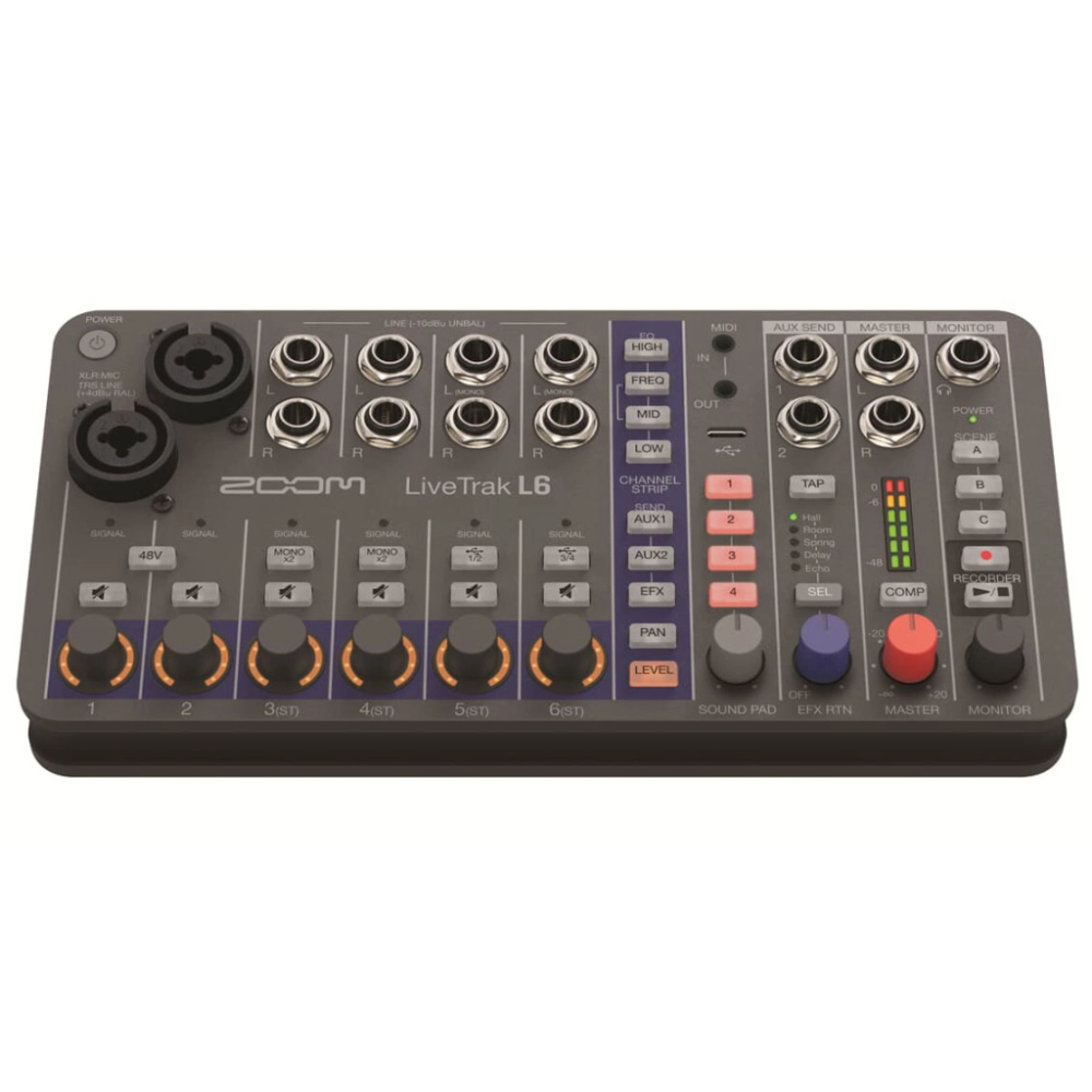 Zoom Livetrak L-6 mikser rejestrator audio 32bit
