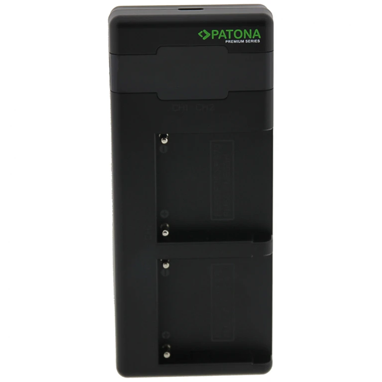 Ładowarka Patona Premium Twin Performance PD do Sony NP-F F550 F750 F970 z kablem USB-C