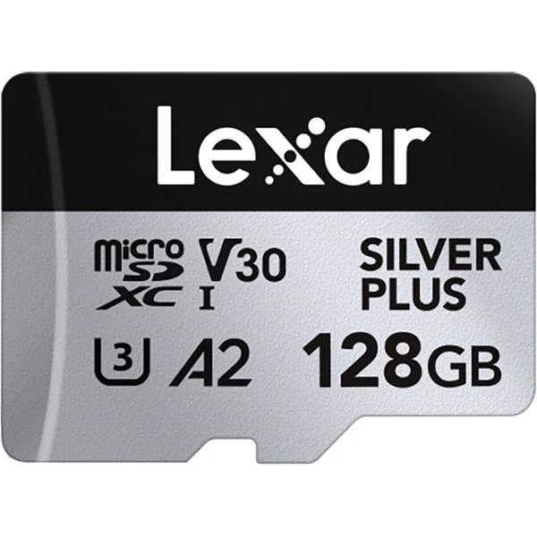 Karta pamięci Lexar microSDXC Professional SILVER Plus UHS-I/U3/A2/4K V30 128GB