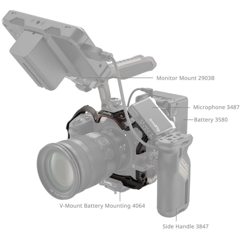 Smallrig Klatka operatorska Night Eagle Cage do Nikon Z6 III