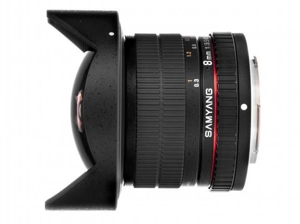 Obiektyw Samyang 8 mm f/3.5 UMC Fish-eye CSII Canon
