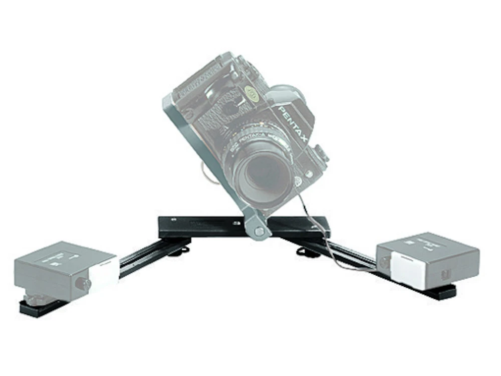 Manfrotto Podpórka MN330B do makro na 2 lampy i aparat