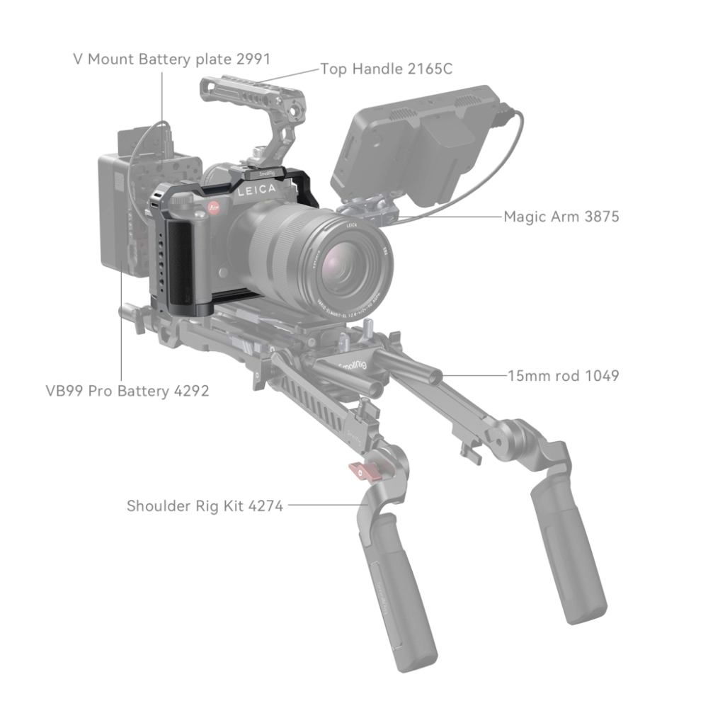 Smallrig Klatka operatorska do Leica SL3 Cage Kit [4510]
