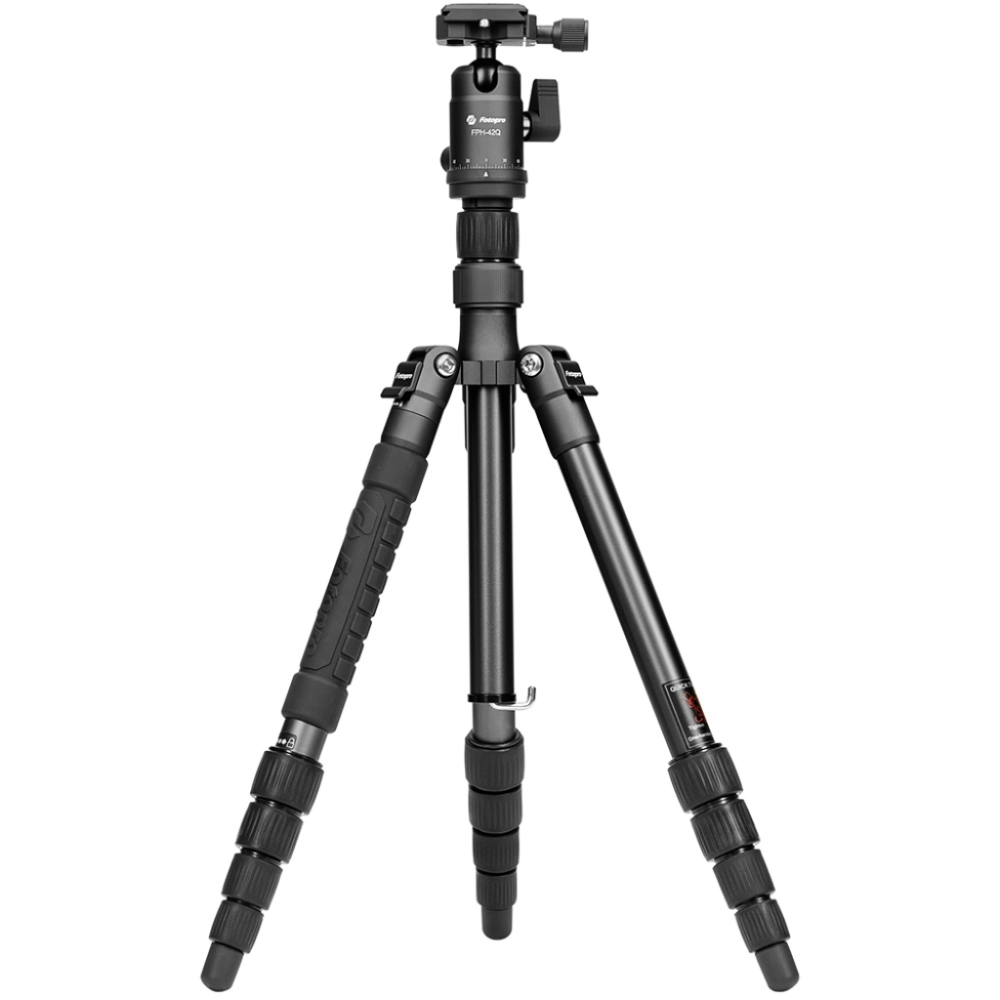 Statyw Fotopro X-go Gecko z głowicą kulową FPH-42Q - czarny