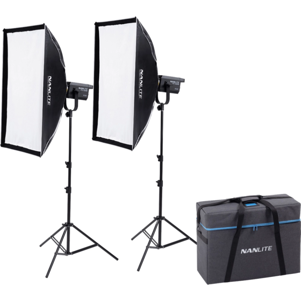 Lampa LED NANLITE FS-200B Bicolor 2700-6500K Spot Light Bowens 2KIT
