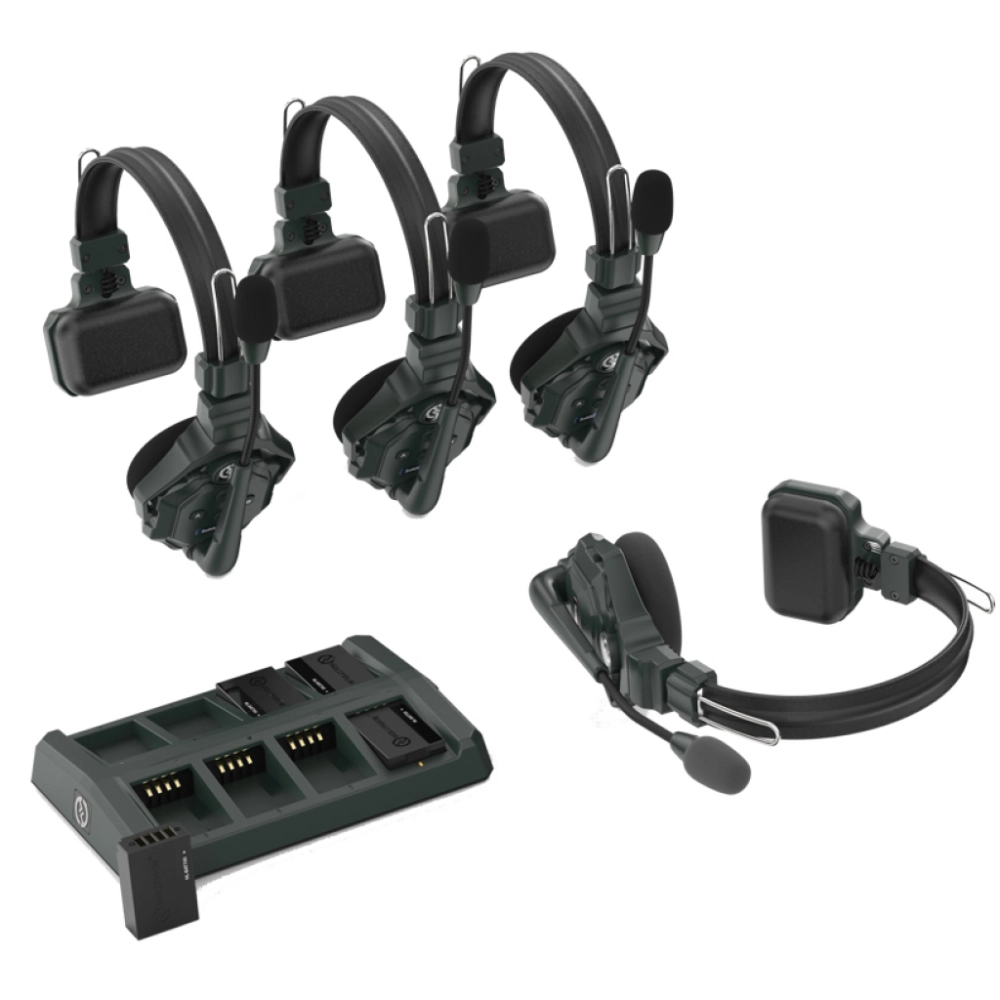 Hollyland Bezprzewodowy system słuchawkowy Intercom Solid C1 Full Duplex 4KIT