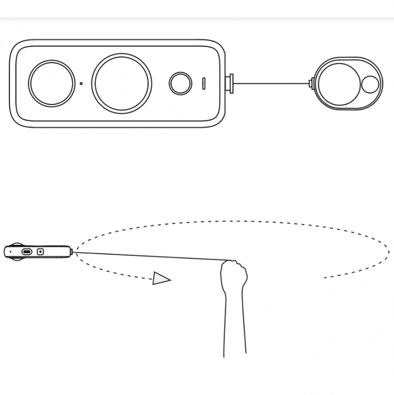 Insta360 Uchwyt Bullet Time Cord