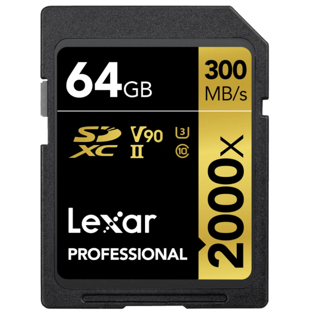 Karta pamięci Lexar Pro 64GB 2000X SDHC/SDXC UHS-II U3 V90