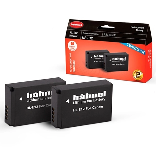 Akumulator Hahnel Zestaw baterii CANON HL-E12 TWIN PACK