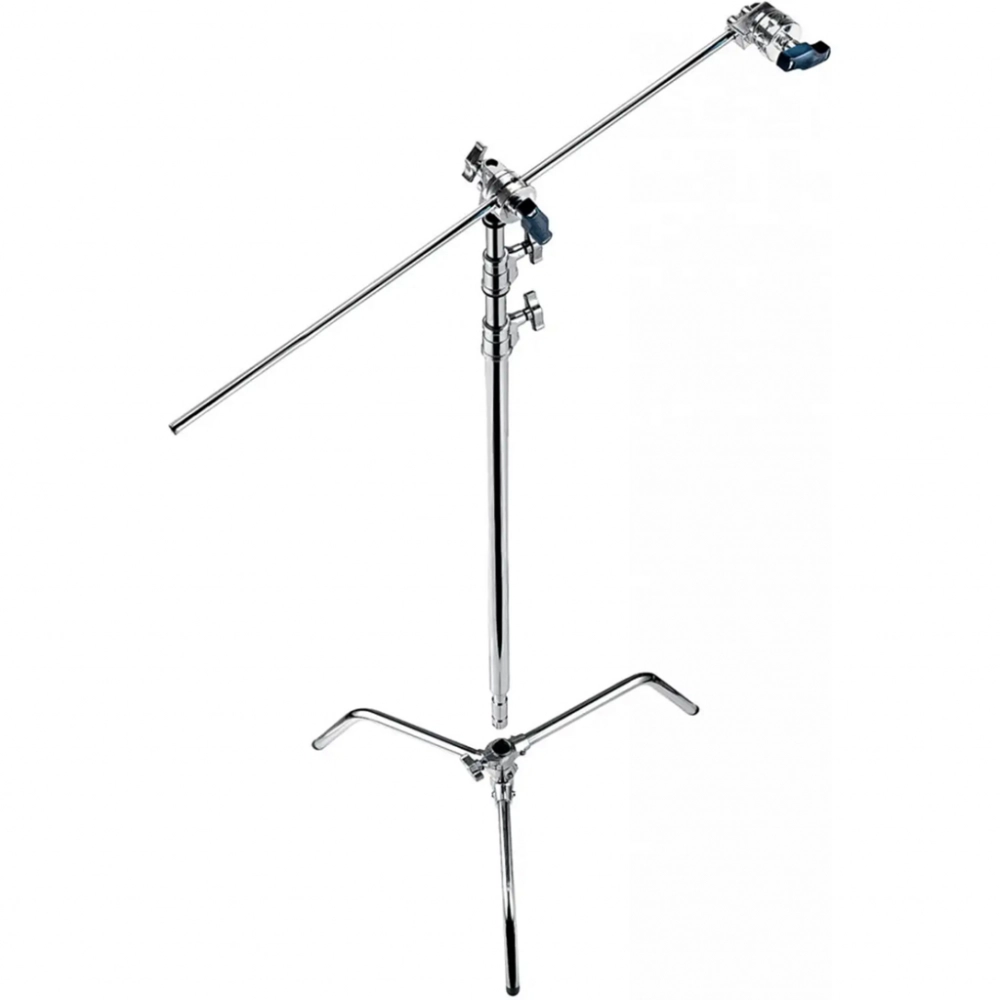 KUPO Statyw oświetleniowy CT-30MK 30 cala  Master C-Stand z odłączaną kolumną  KIT z Boom (srebrny)