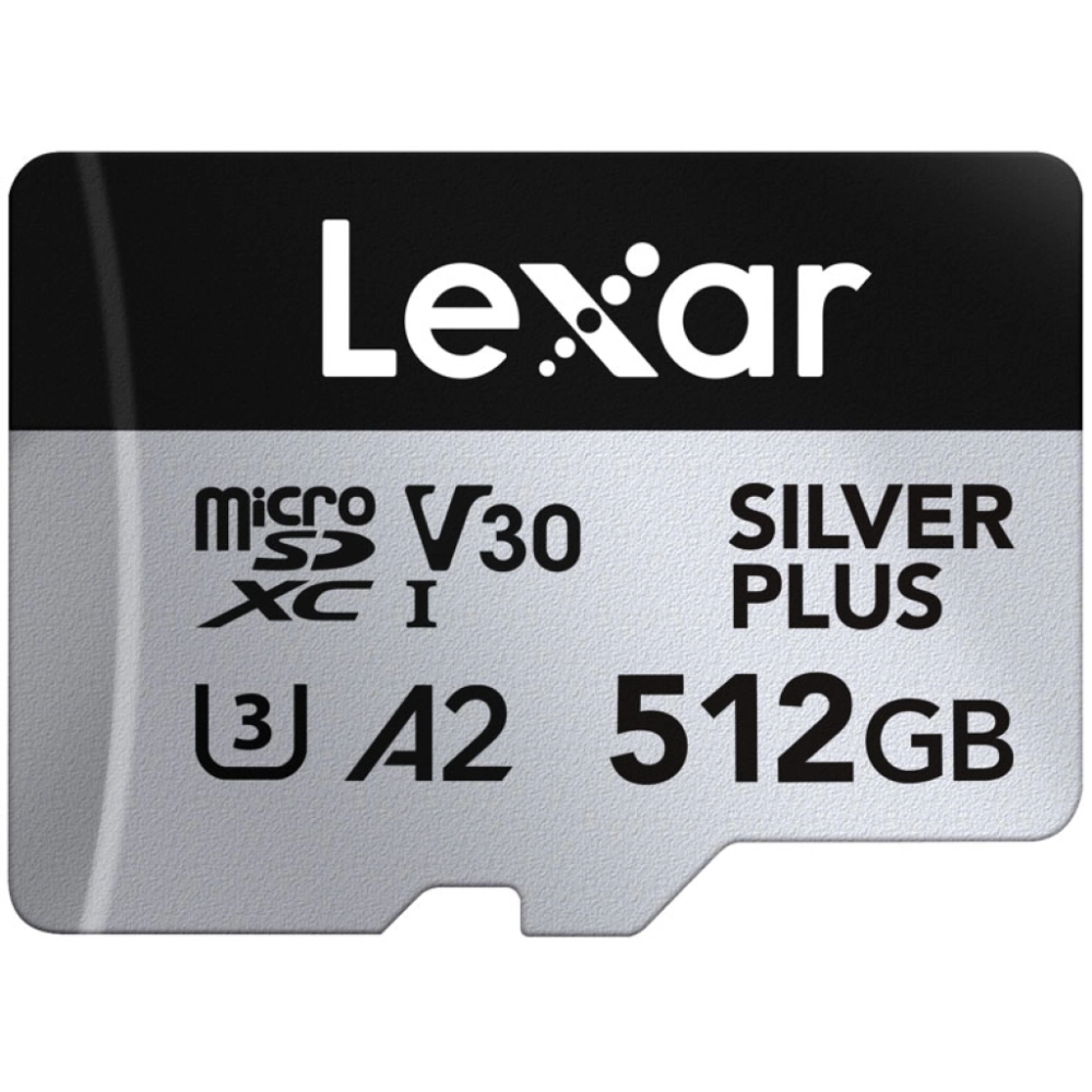 Karta pamięci Lexar microSDXC Silver Plus 1066x UHS-I/U3/A2/4K R205/W150 V30 512GB