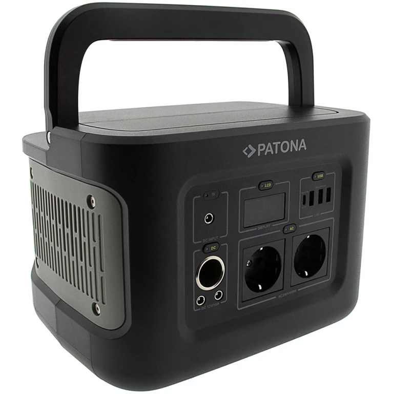 Patona Platinum stacja zasilania 600Wh 600W/230V USB 5V/2,4A DC12/10