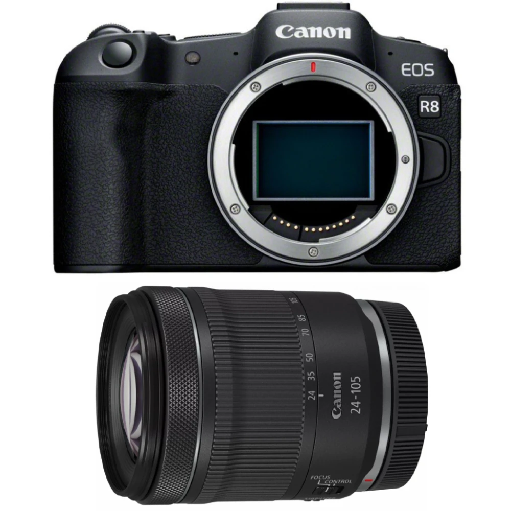 Aparat cyfrowy Canon EOS R8 + RF 24-105mm F4-7.1 IS STM