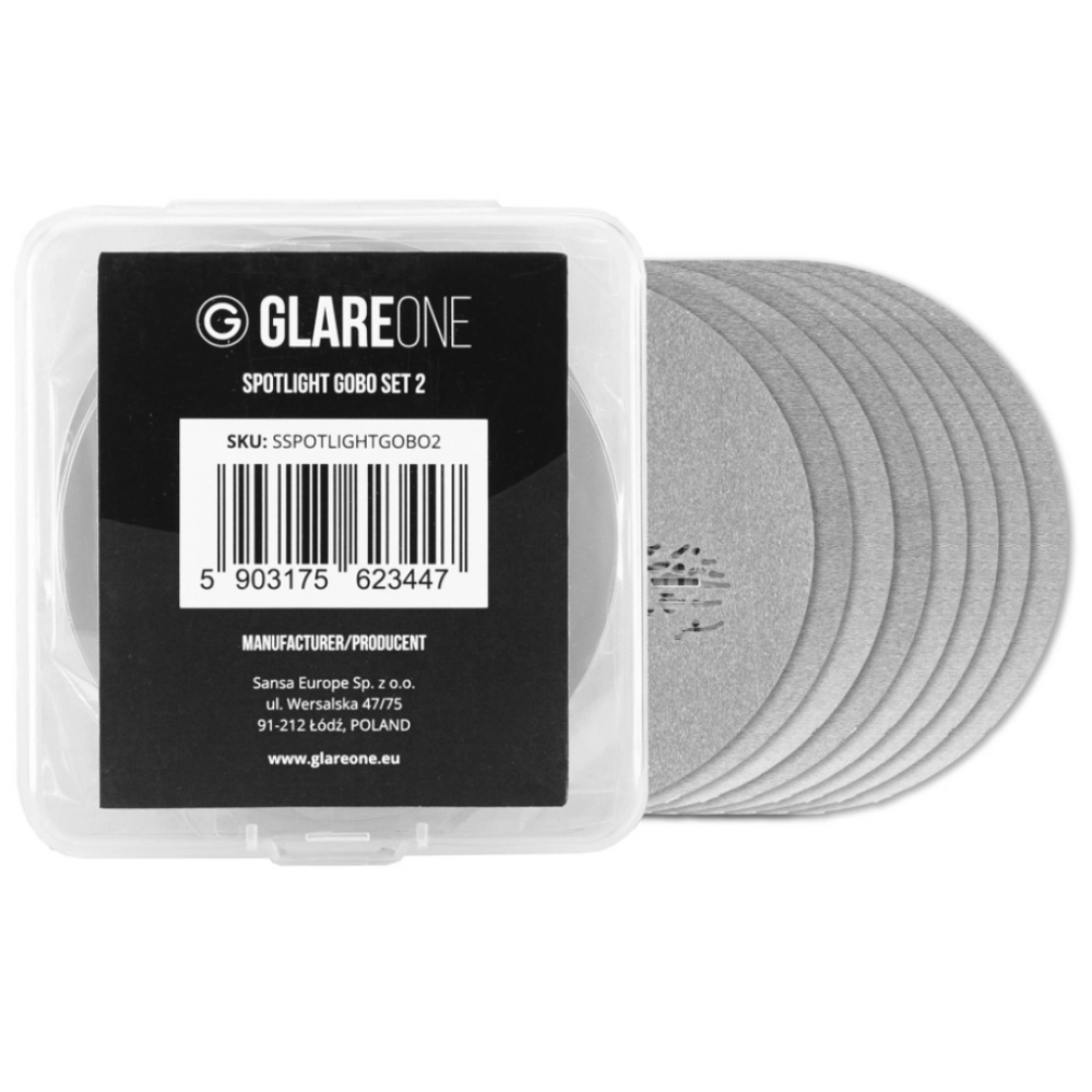 Strumienica GlareOne Zestaw Spotlight Gobo Set 2 
