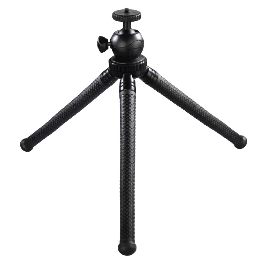 Hama statyw FlexPro 27 cm z głowicą, uchwytem na telefon i adapterem do kamer sportowych, czarny 