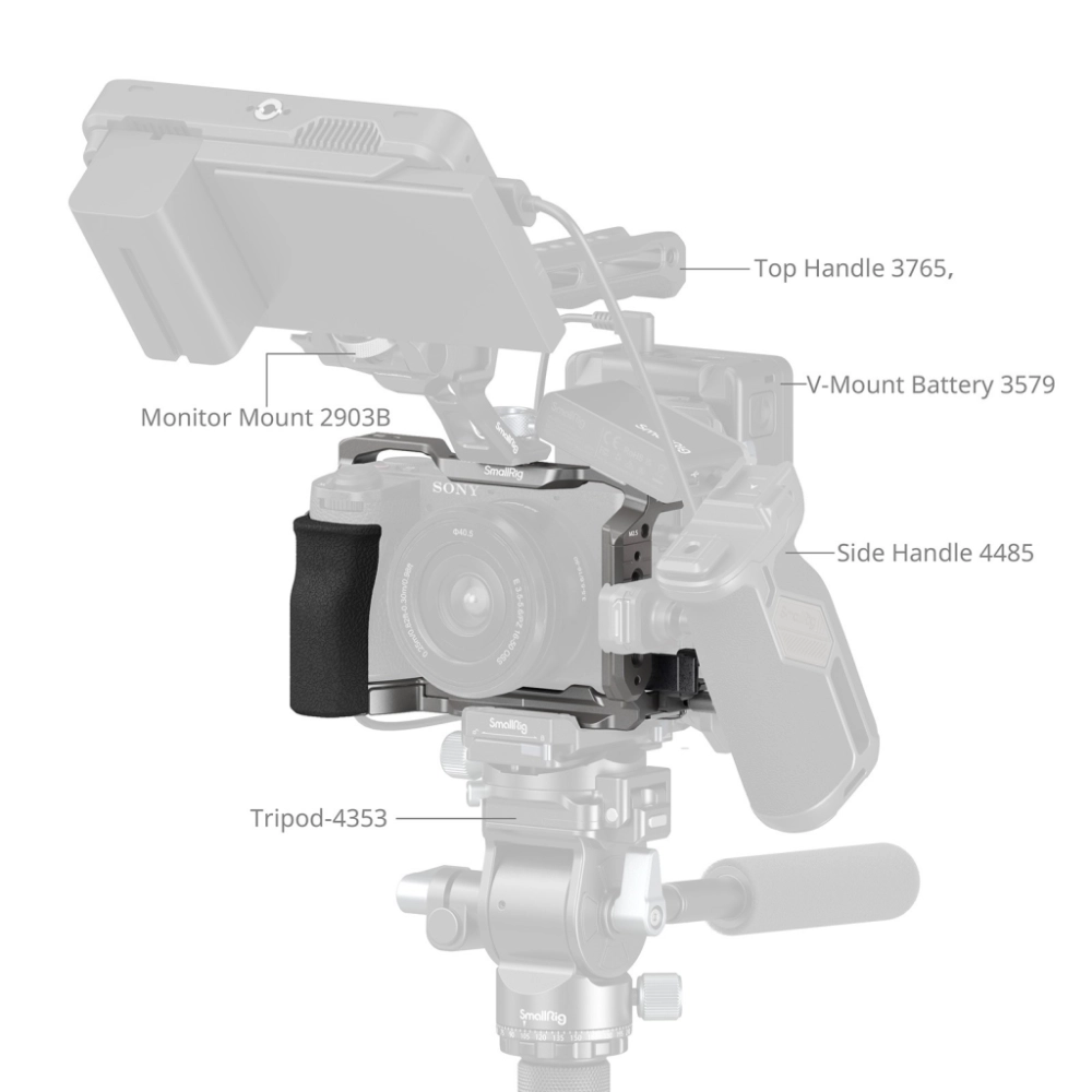 Smallrig Klatka operatorska HawkLock Quick Release Kit Sony Alpha 6700 [5060]