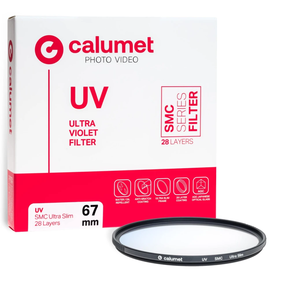 Calumet Filtr UV SMC TG 67 mm Ultra Slim 28 warstw