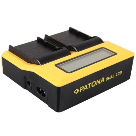 Ładowarka Patona Dual LCD BP-A30/60/65 do akumulatorów Canon (EOS C70 / C200 / C300 / C500 / XF605) [7689]