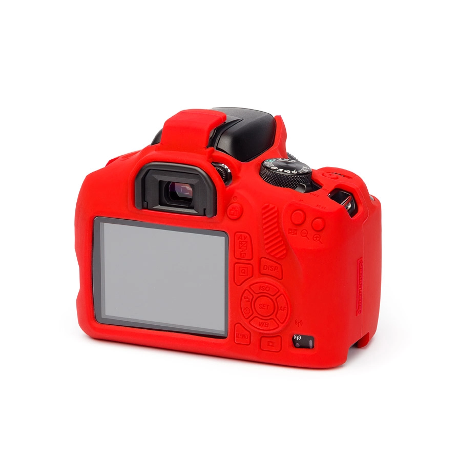 Zbroja EasyCover osłona gumowa dla Canon 1300D/T6 czerwona