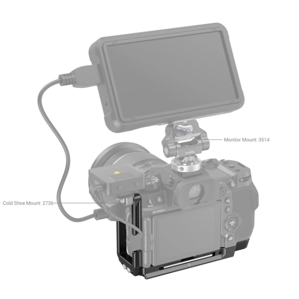 Smallrig Płytka L do Fujifilm X-H2S [3928]
