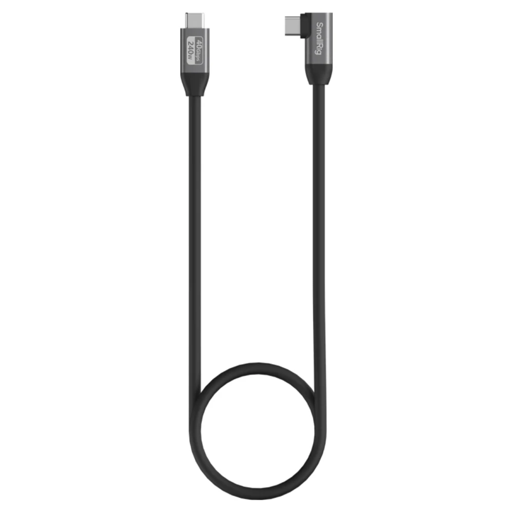 Smallrig kabel USB-C prosty kątowy 100 cm 40 Gbps 240 W 8K [5732]