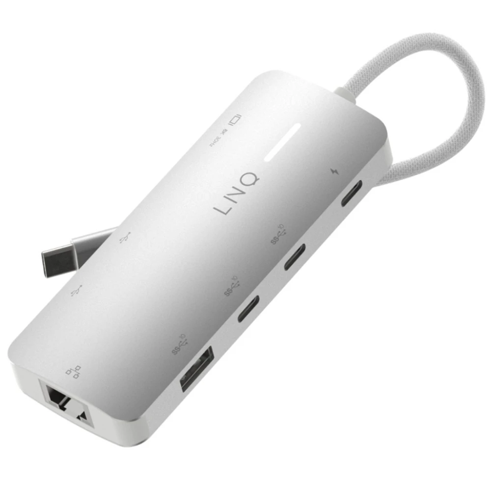 LINQ LINQ 8in1 8K + PRO USB-C Multiport Hub 140W
