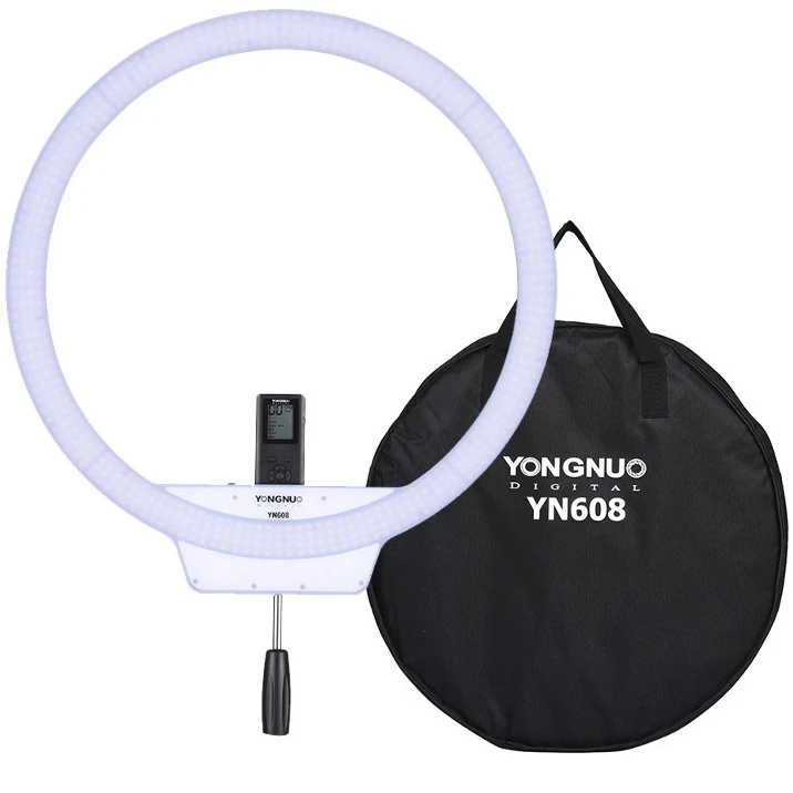 Lampa LED Yongnuo pierścieniowa RING YN-608 Bicolor 3200-5500K
