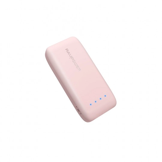 RAVPower Power bank RP-PB060 - 6700 mAh, różowy
