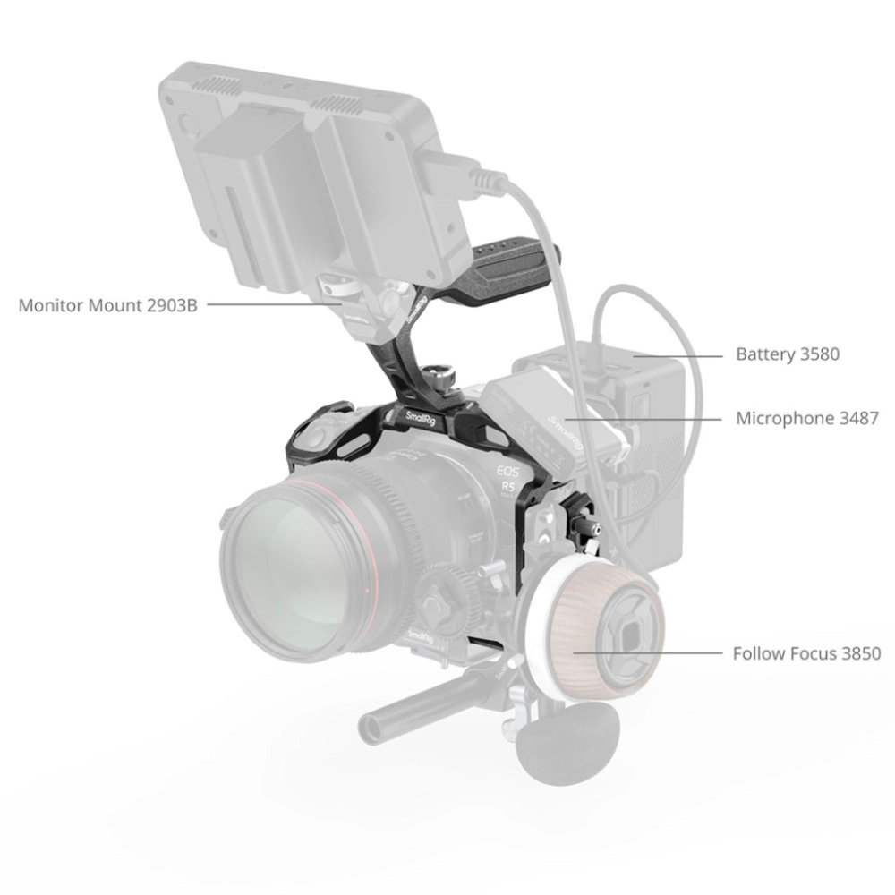 Smallrig Klatka operatorska Black Mamba Cage Kit do Canon EOS R5 Mark II