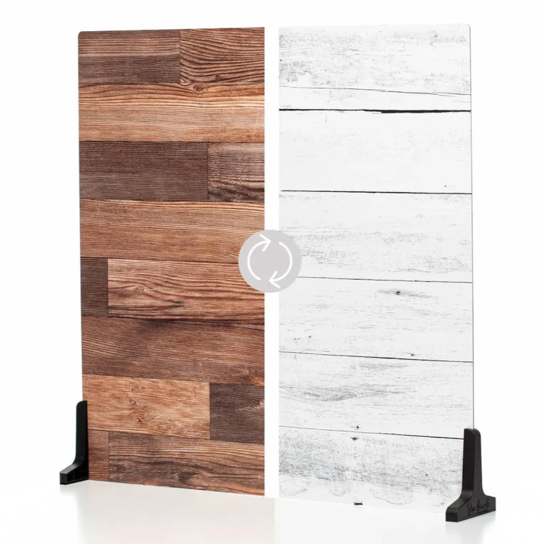 Tło plastikowe V-Flat World Duo Boards Deski bielone/orzechowe