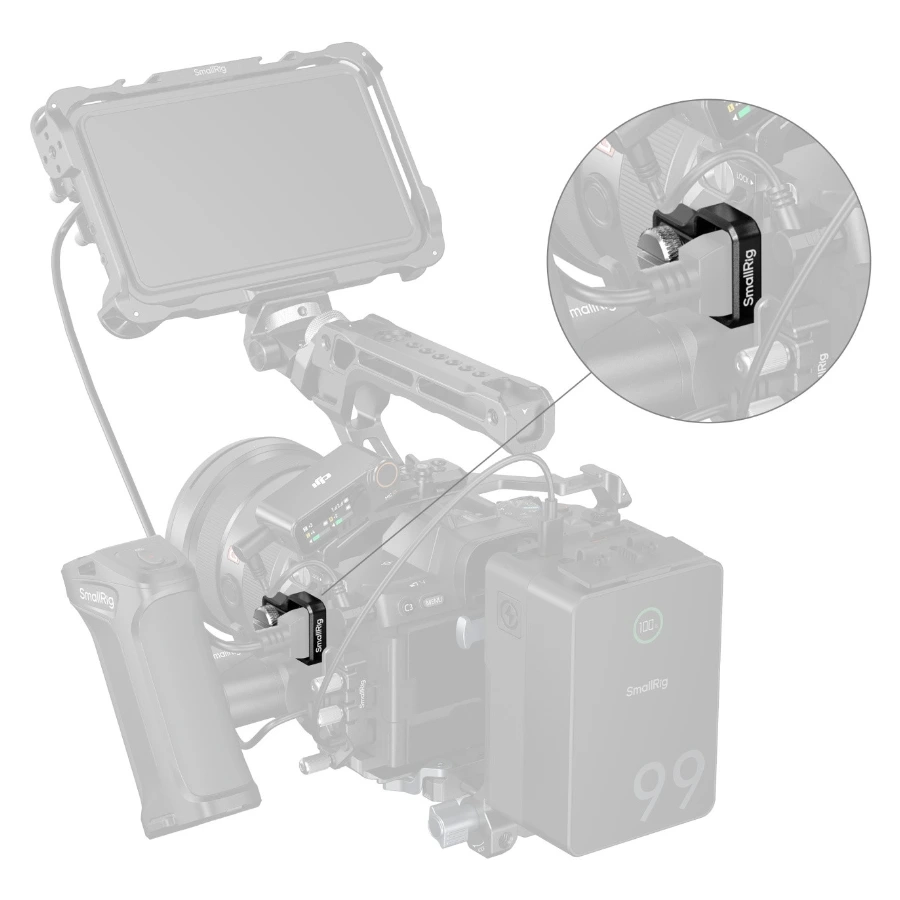 Smallrig zacisk kabla HDMI do klatek Sony Alpha 7 V / 7 IV [6406]