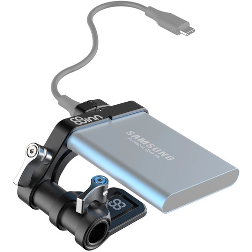 8sinn Uchwyt na dysk Samsung T5 SSD na Cold Shoe Mount
